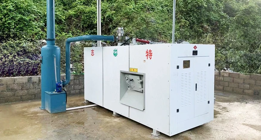 Automatic Rotary Food Waste Animal Waste Degradation Composting Machine