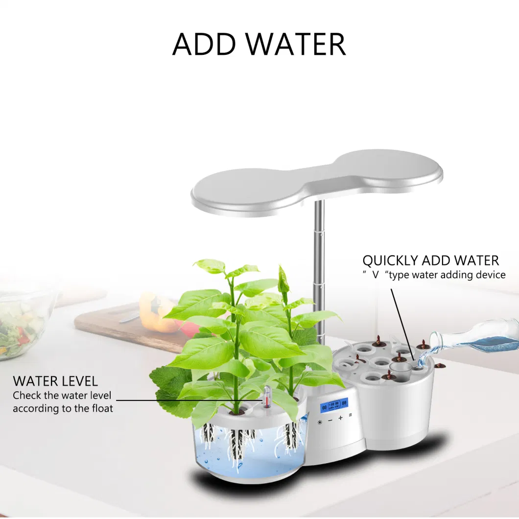 New Product Aeroponics Hydroponic Growing System Smart Indoor Garden 12 Pods