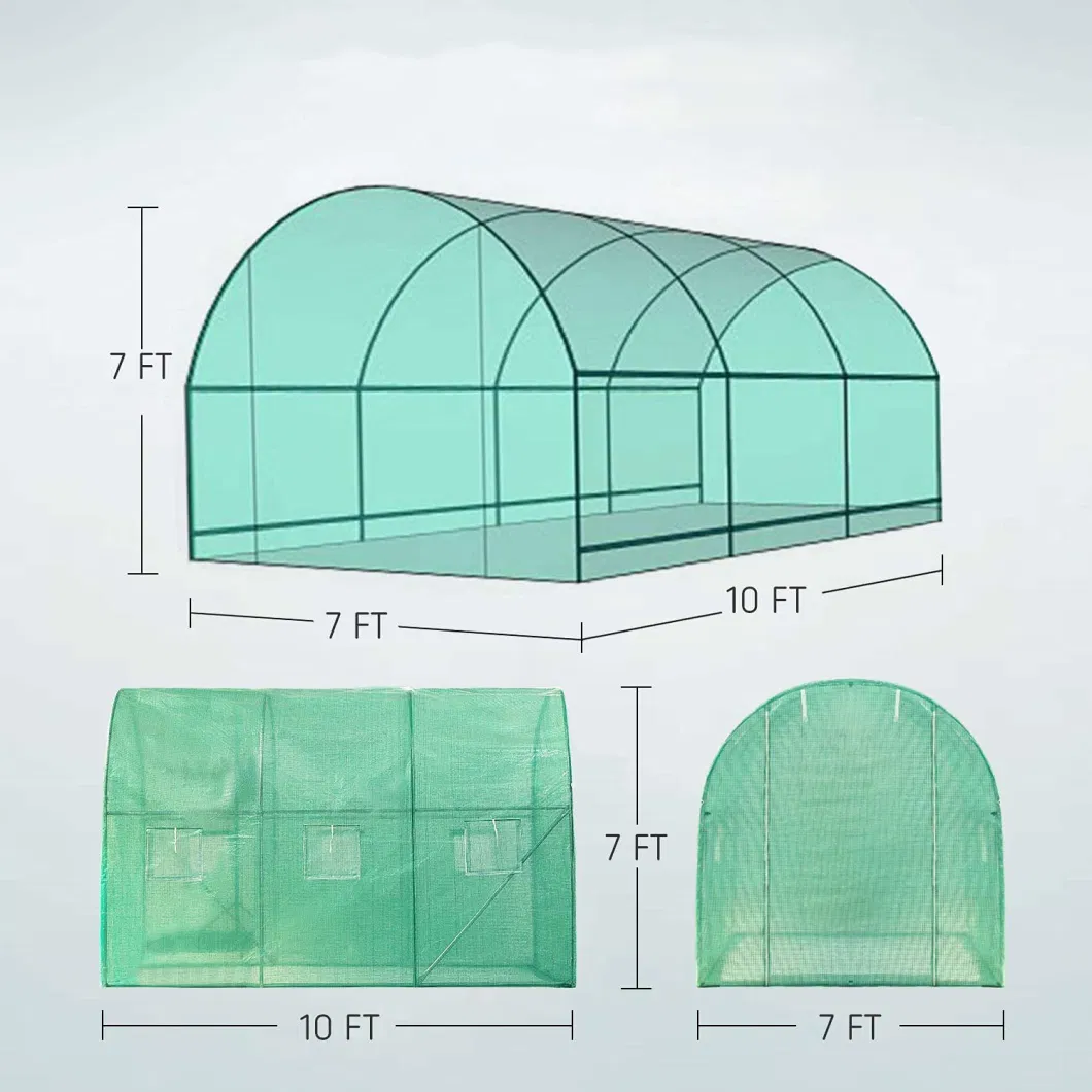 Portable Wholesale Customized Plastic Film Mini Garden Green House Made in China