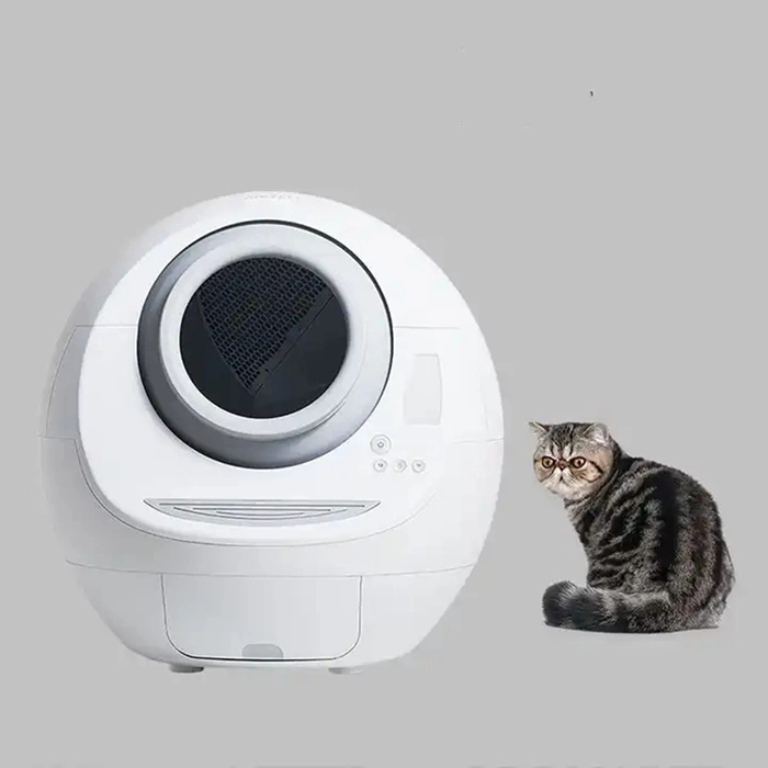 Multi Mode Setting Almosphere Light Cat Litter Tray Box Intelligent Control Auto Cleaning Cat Litter Toilet Box Smart Automatic Self Cleaning Cat Litter Box