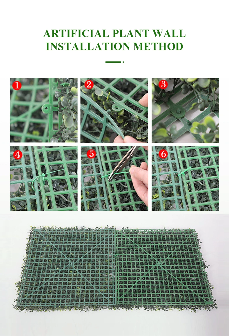 Multi-Function Artificial Boxwood Hedge Plastic Vertical Garden Yard Decoration