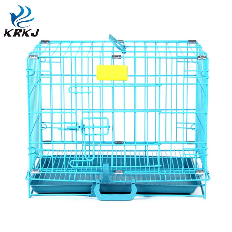 Tc4304 Thickness Foldable Portable Dog Plastic Flooring Cages Metal Kennels