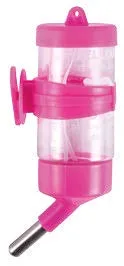 New Plastic Hanging Portable Waterer Small Pets Dog Cat Bottle Feeder Bowl