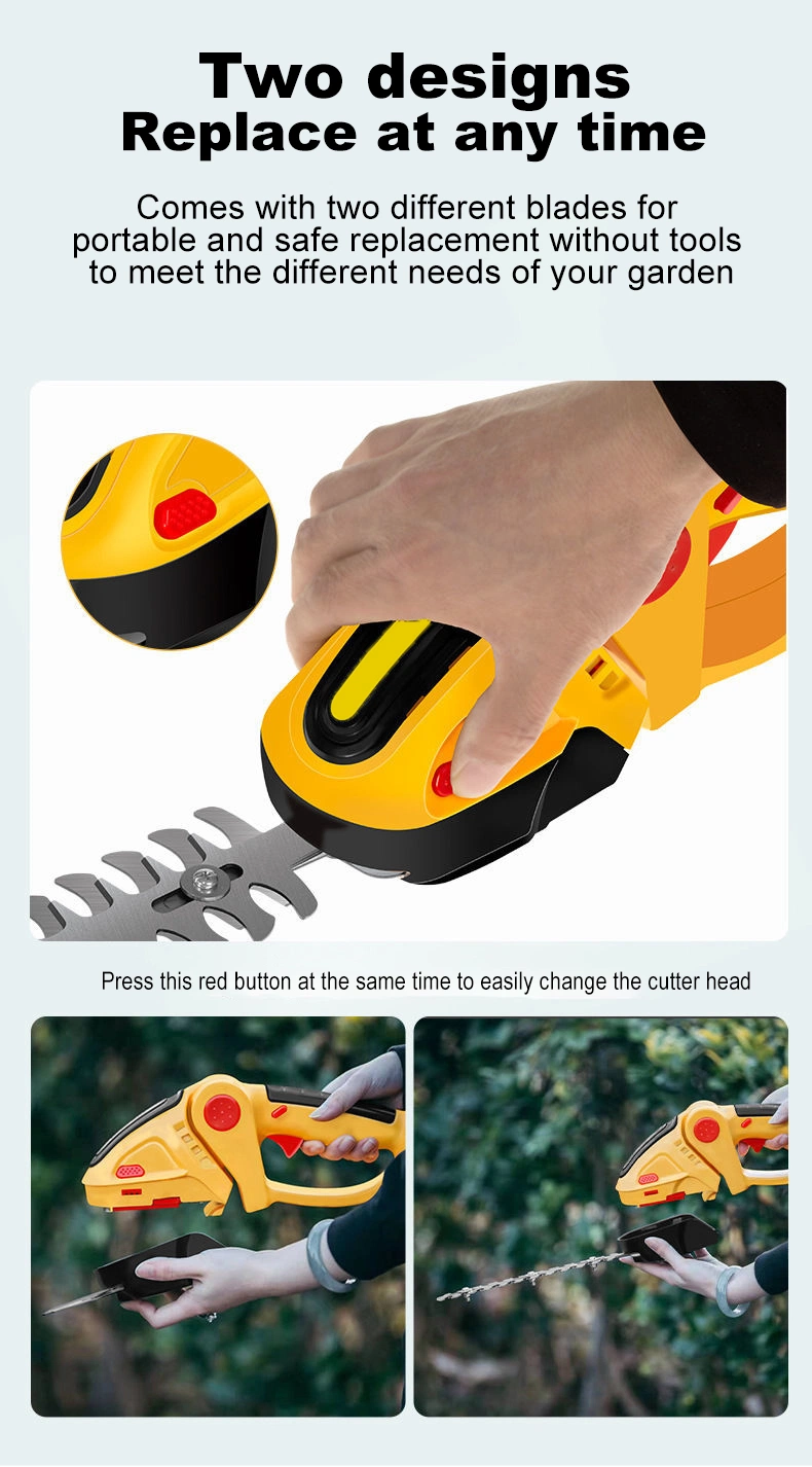 Nextop 20V Cordless Mini Hedge Trimmer