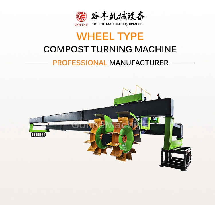 Agricultural Machinery Organic Fertilizer Compost Food Waster Composting Turner Making Machine