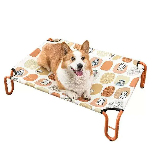 Portable Outdoor Camping Raised Pet Waterproof Cooling Elevated Dog Bed