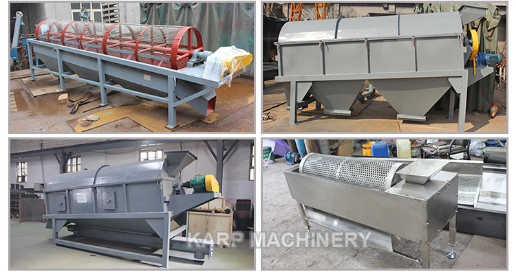 Compost Fertilizer Sieving Machine Drum Screening Sifter Trommel Sieve