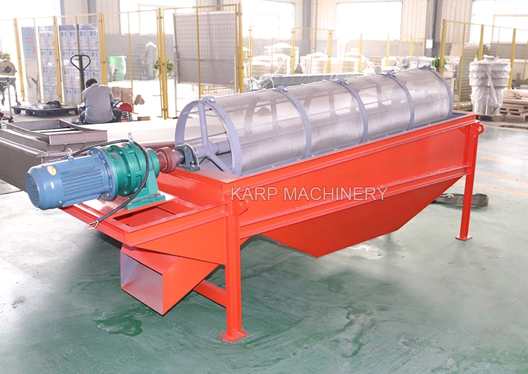 Organic Fertilizer Drum Sieve Compost Trommel Screen Sieving Machine