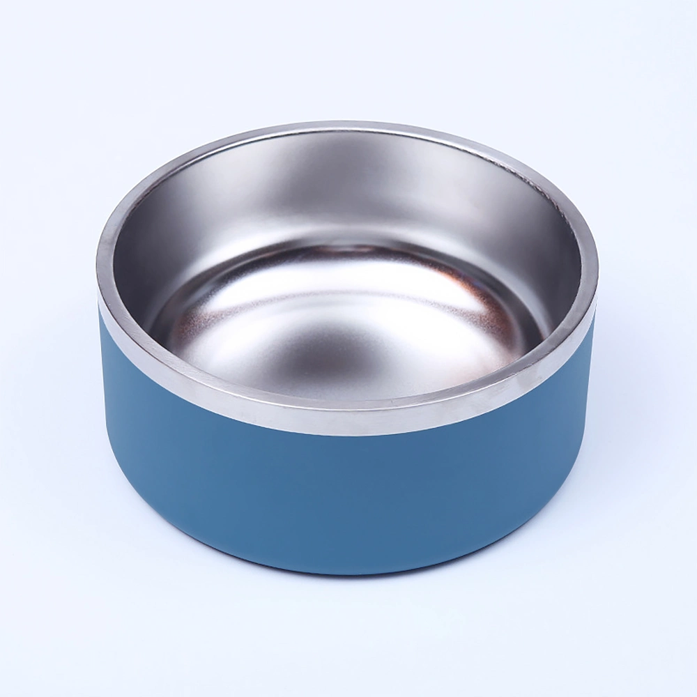 Double Insulated Stainless Steel Food &amp; Water Dog Bowls