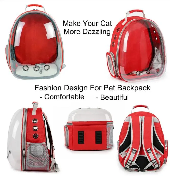 Custom Color Logo Foldable Portable Soft Pet Carrier Dog Cat Travel Bag Backpack