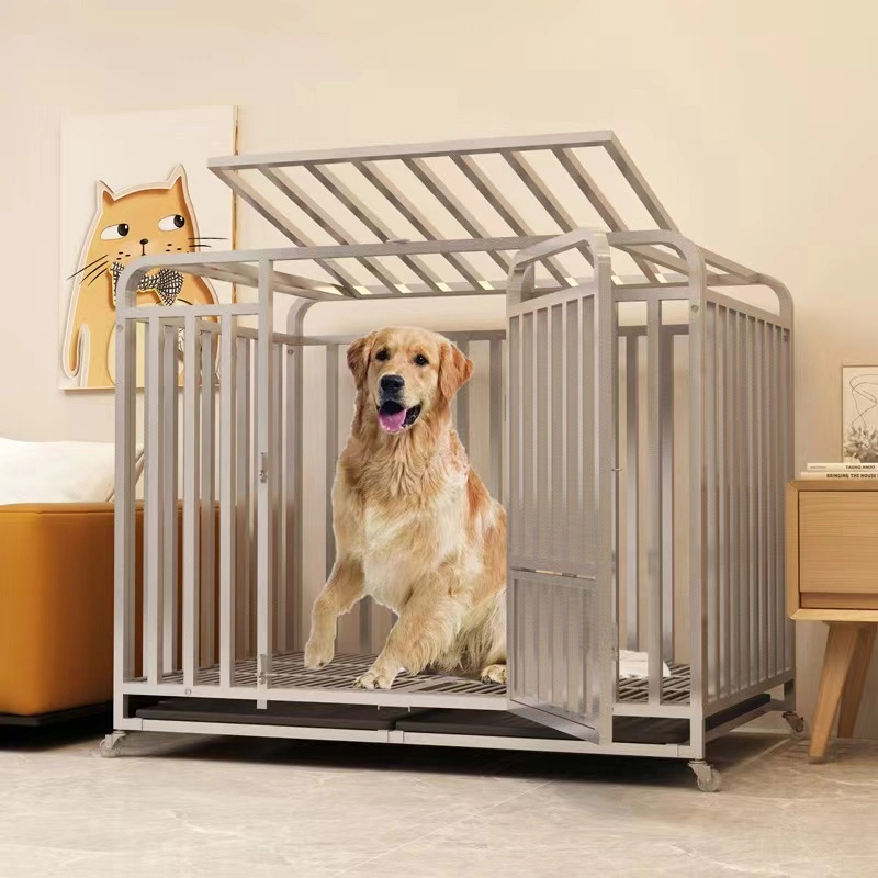 New Arrival Single Door Double Door Folding Metal Dog Crates Homes for Pets Dog Crate