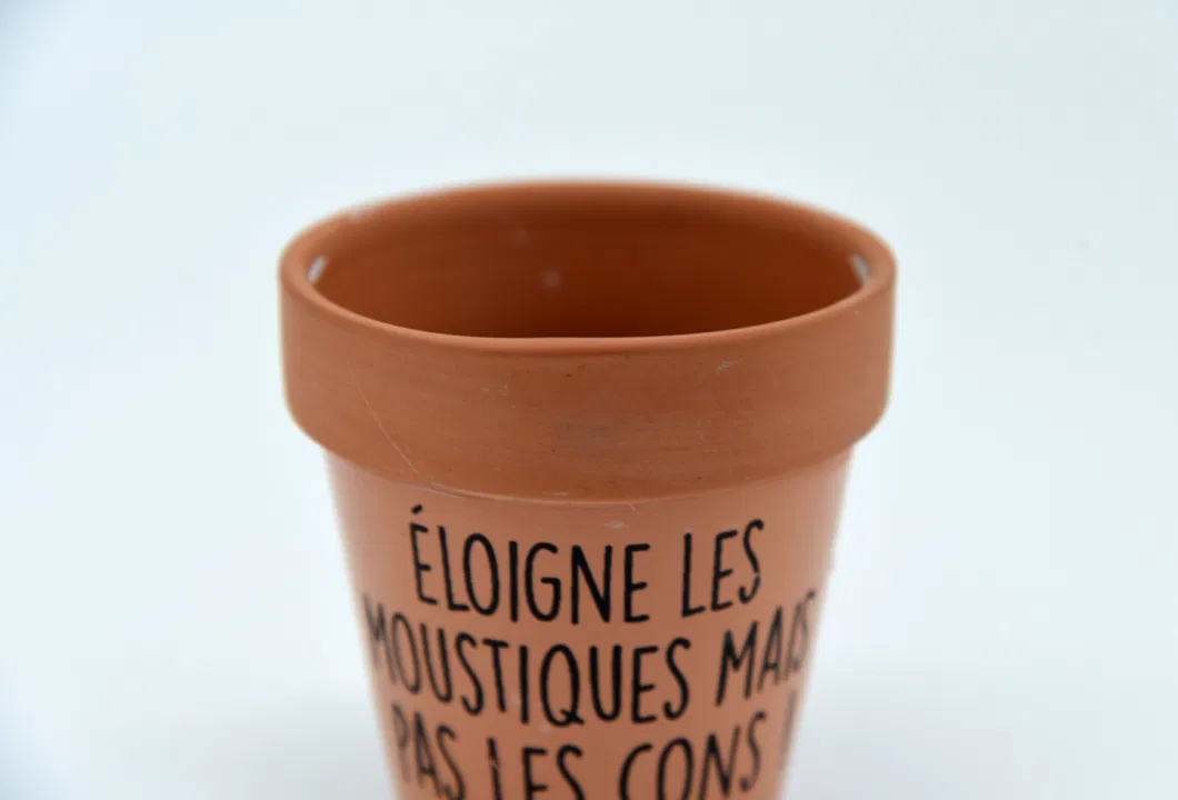 Clay Flower Pot Terracotta Plant Pot Ceramic Garden Planter for Indoor and Outdoor