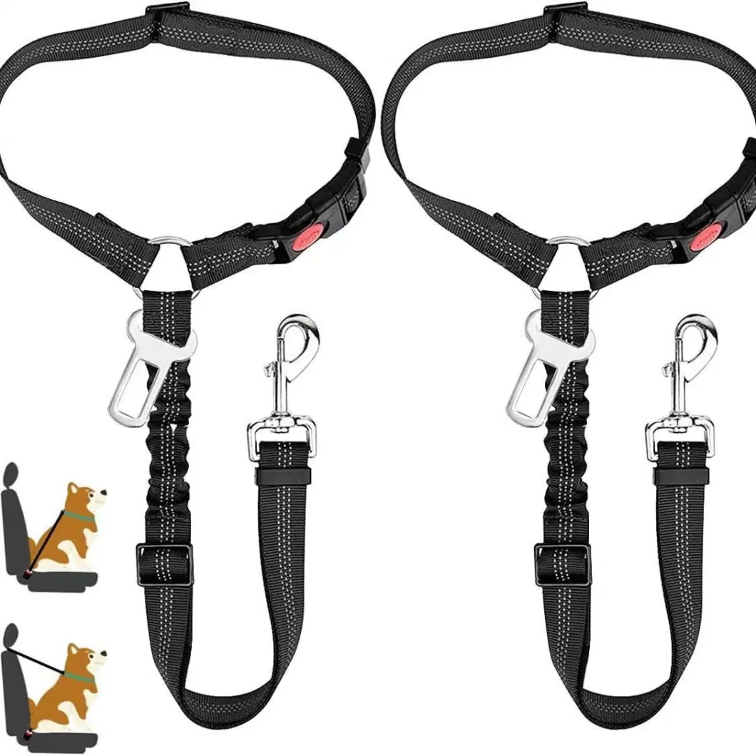 Dog Walking Leash Tension Harness Car Travel Harness Pet Leash