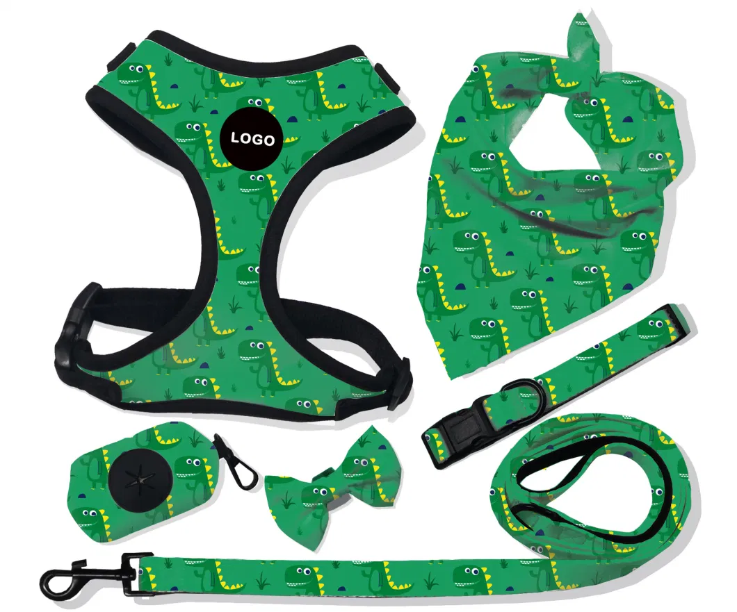 Customized OEM Pet Dog Harness Neoprene Padded Pet Dog Collar Harness Quick Release Multi-Size for Pet Dog