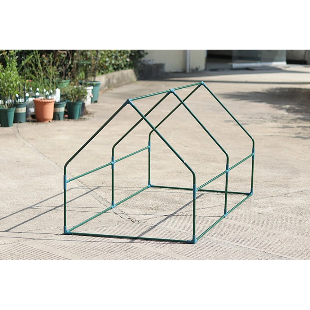 PE Plant Greenhouse Cover Outdoor Balcony Temperature Retaining Waterproof Mini Household Sunny Flower Room with Frame120X60X60