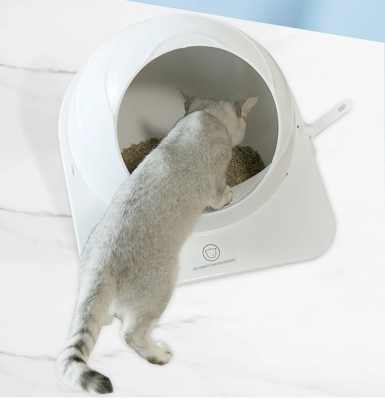 Space Capsule Pet Cat Litter Box Large Fully Enclosed Cat Toilet Cat Supplies Cat Litter Box