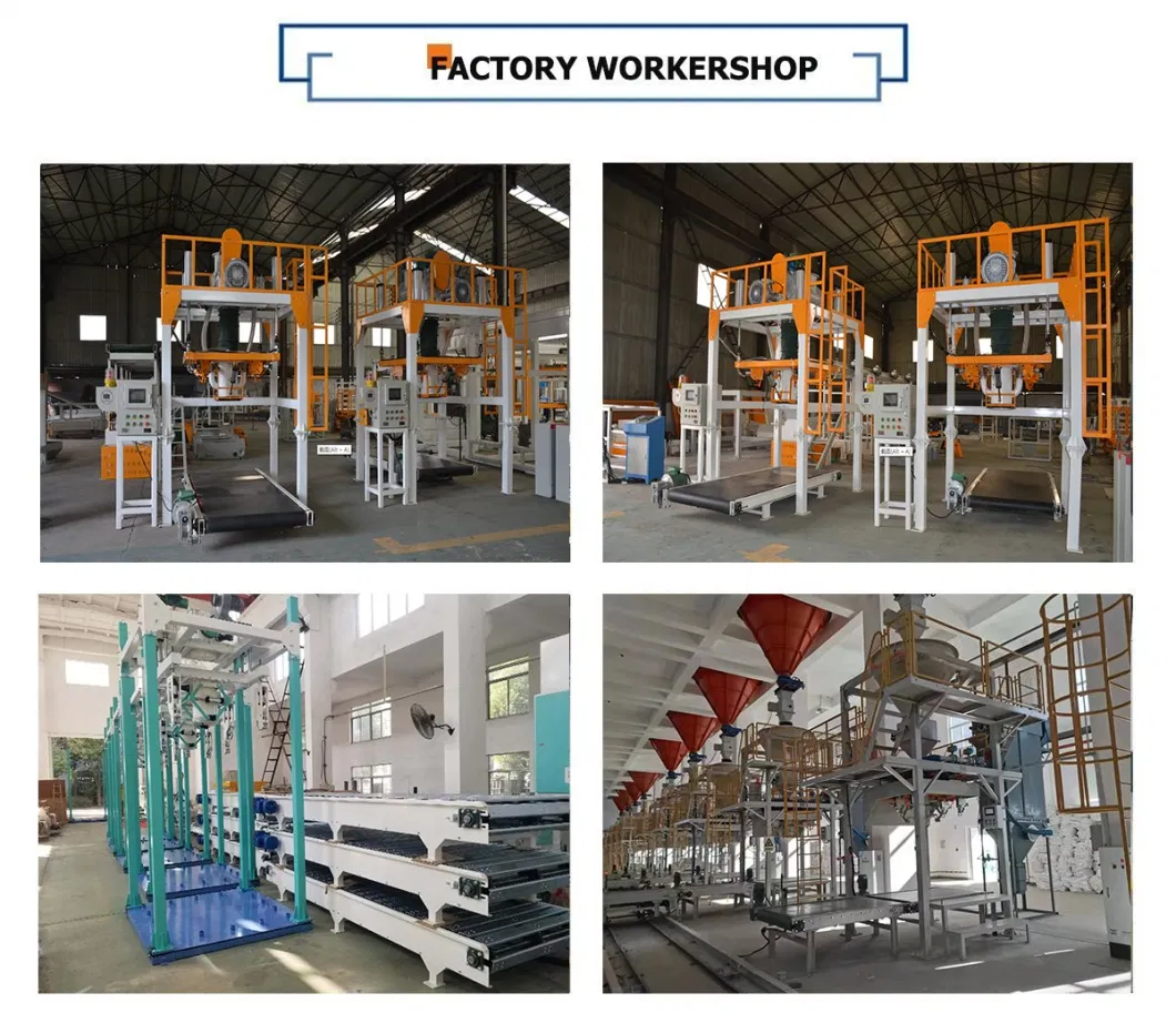 500kg 1000kg 2000kg Big Bag Packaging Machine River Sand Feed Nut Granule Lime Grain Compost Ton Bag Packing Machine