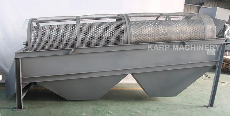 Compost Fertilizer Sieving Machine Drum Screening Sifter Trommel Sieve