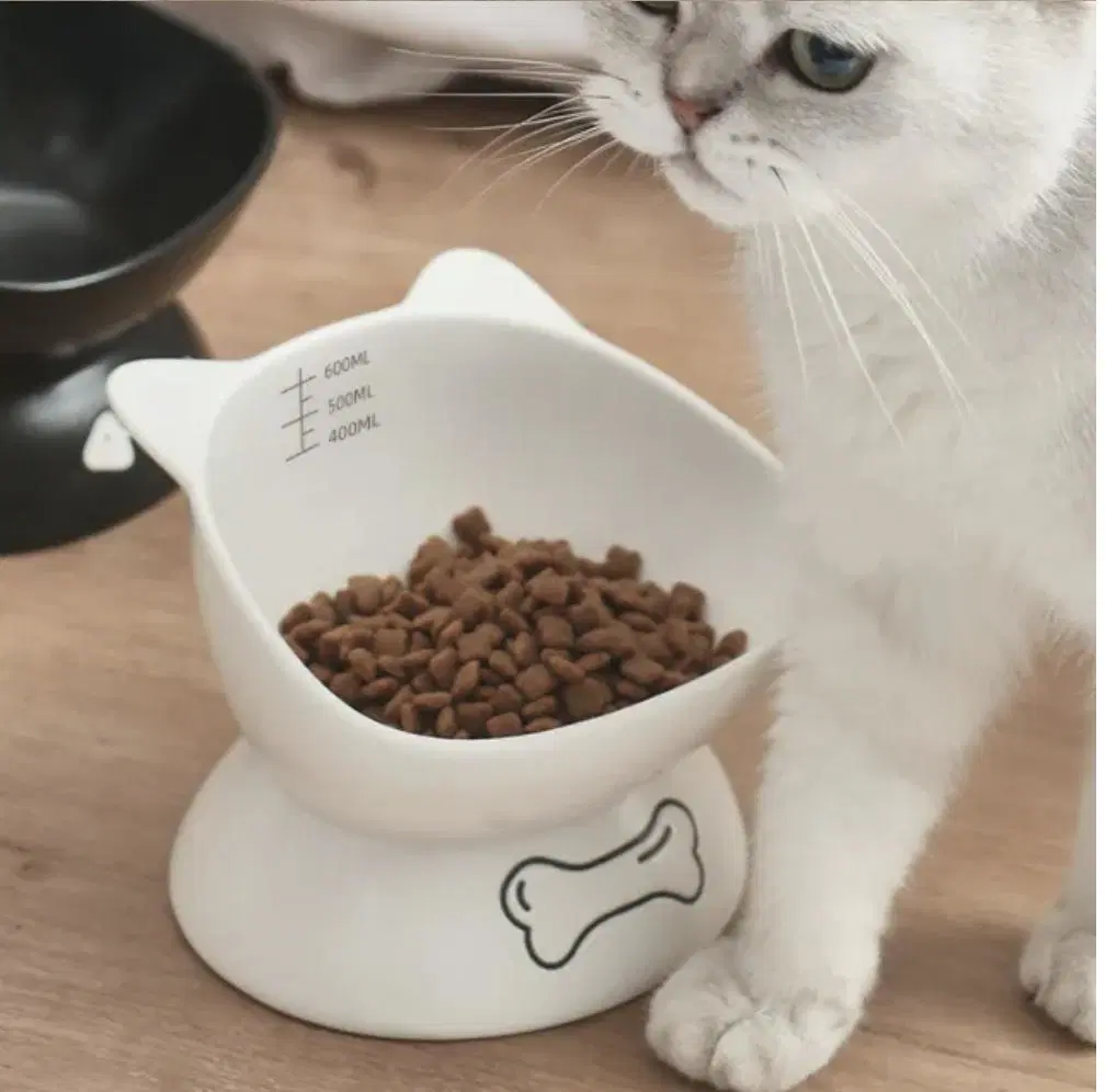 Hot Sale Ceramic Pet Feeding Bowls Elevated Dog Cat Food Bowl