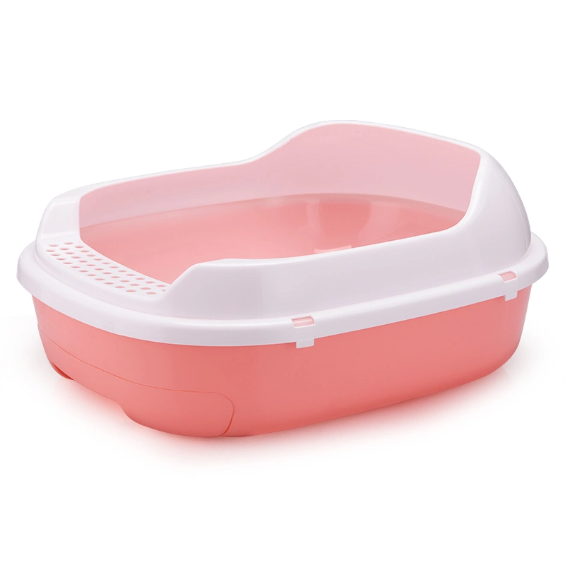 Tc4211 Wholesale Multi-Colors Plastic Big Modern Drawer Cats Litter Box with Scoop