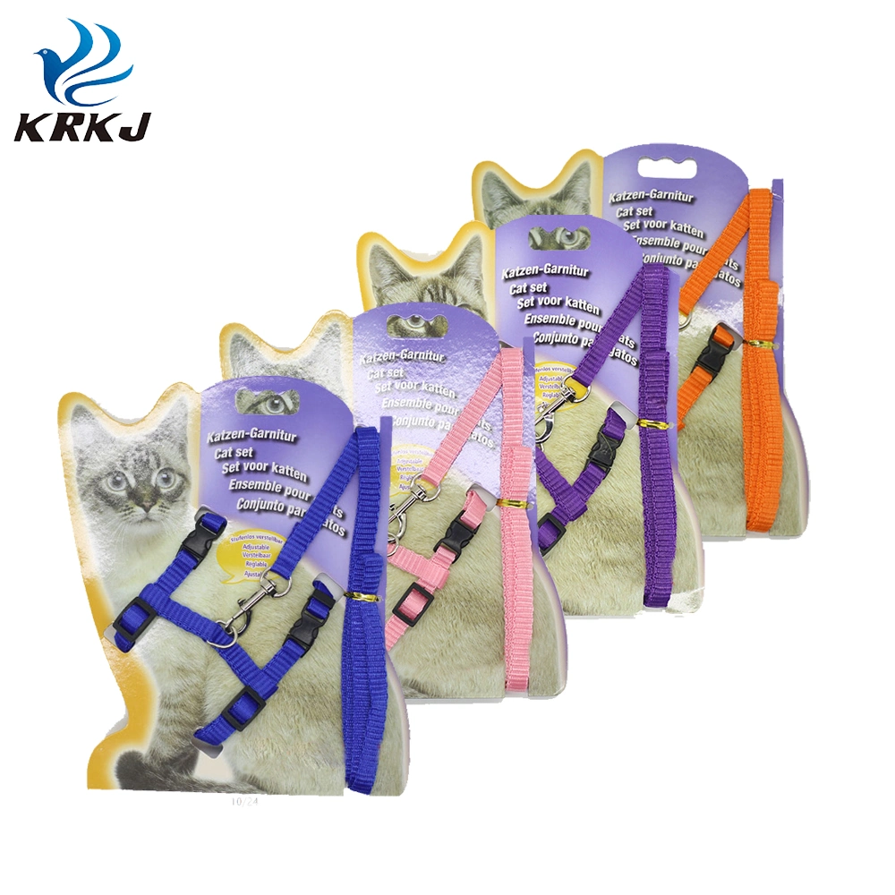 Tc1201 Adjustable Figure H Cat Harness Pet Harnesses Cat Leash