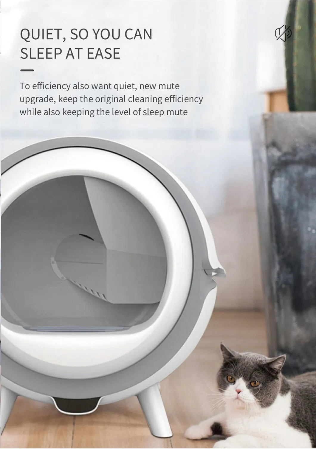 Wholesale Large Self Cleaning Electric Low Noise with APP Automatic Cat Litter Box