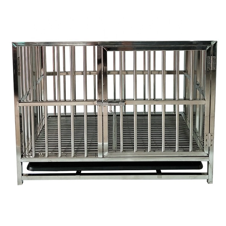 Ultralight Chew Proof Stainless Steel Stackable Heavy Duty Dog Crates and Cages for Dogs on Sale Affordable