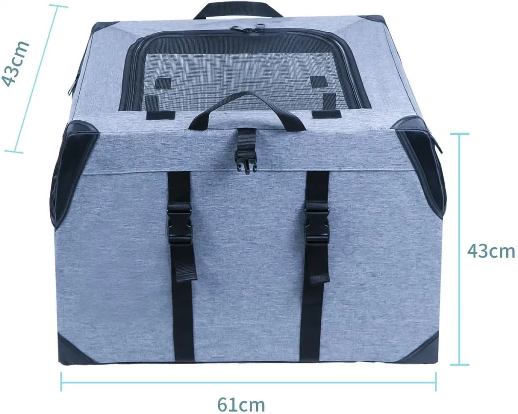 Soft Pet Crate for Dogs Cats Rabbits Folding Carrier for Travel Outdoor Indoor