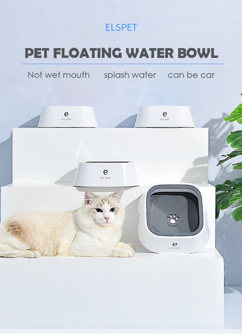 Amaz Pet Dog Cat Bowl Floating Bowl Water Drinker Not Wet Mouth Splash Water Cat Drinking Not Sprinkler Portable Water Dispenser