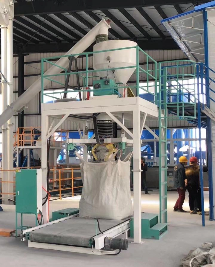 500kg 1000kg 2000kg Big Bag Packaging Machine River Sand Feed Nut Granule Lime Grain Compost Ton Bag Packing Machine