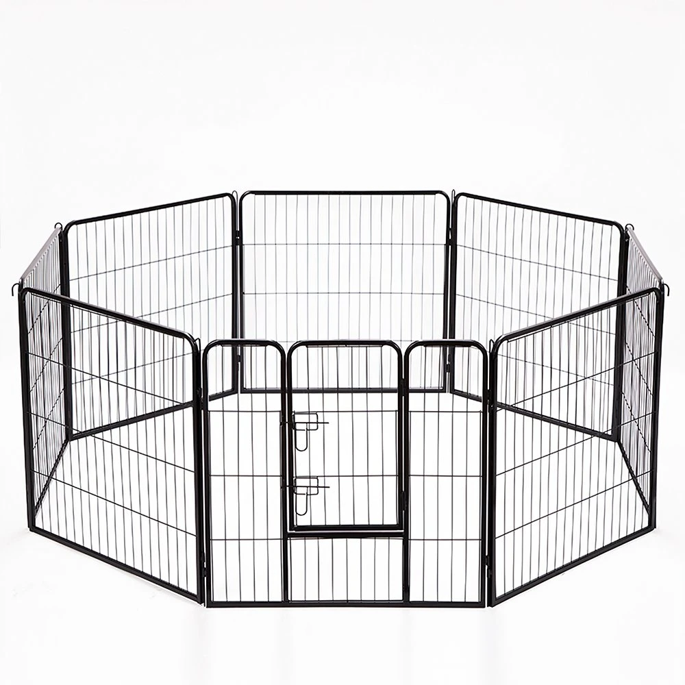8 Panels Durable Steel Dog Playpen Puppy Outdoor Enclosure