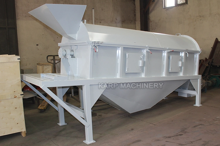 Organic Fertilizer Drum Sieve Compost Trommel Screen Sieving Machine