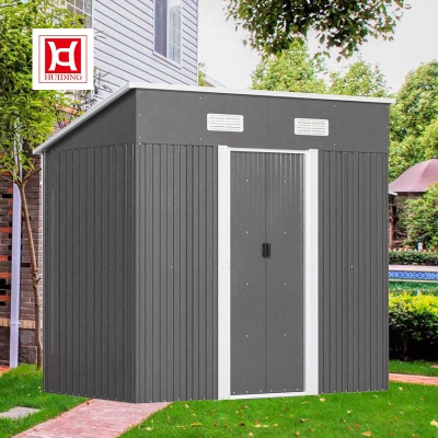 Wholesale 6X4 Feef Steel Garden Storage House Tool Metal Shed Outdoor Waterproof