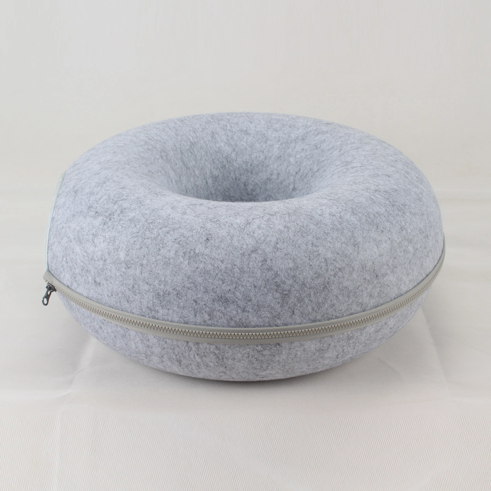 Non Woven Fabric Felt Comfy Winter Indoor Calming Cat Bed Pet Cat Box Enclosure