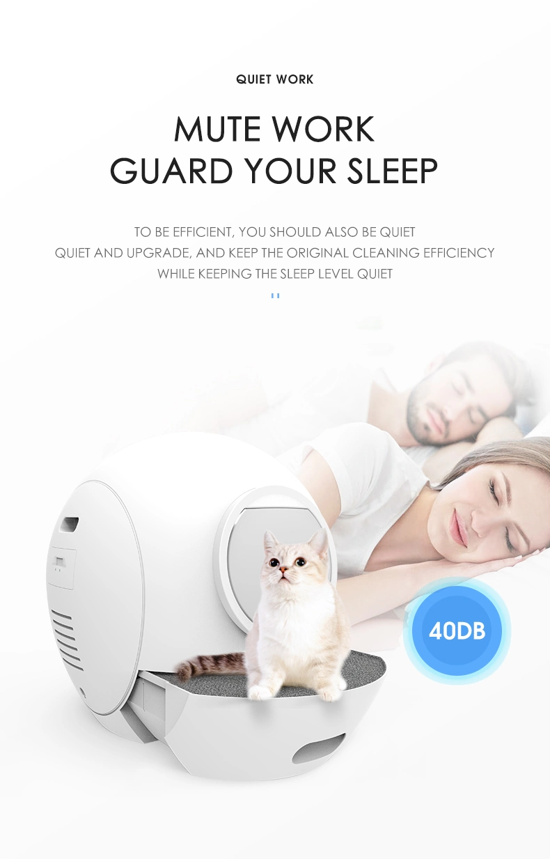 Intelligent UV Light Sterilizing Indicating Auto Disinfecting Cat Toilet Smart Automatic Cleaning WiFi APP Control Cat Litter Tray Box Electric Cat Litter Box