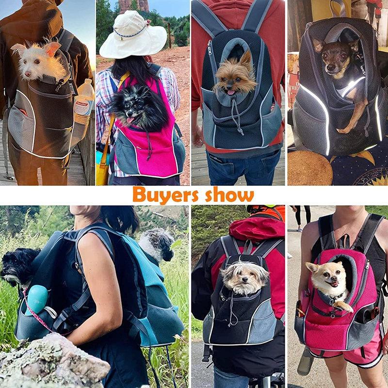 Safety Design Reliable Travel Portable Breathable Pet Dog Carrier Backpack