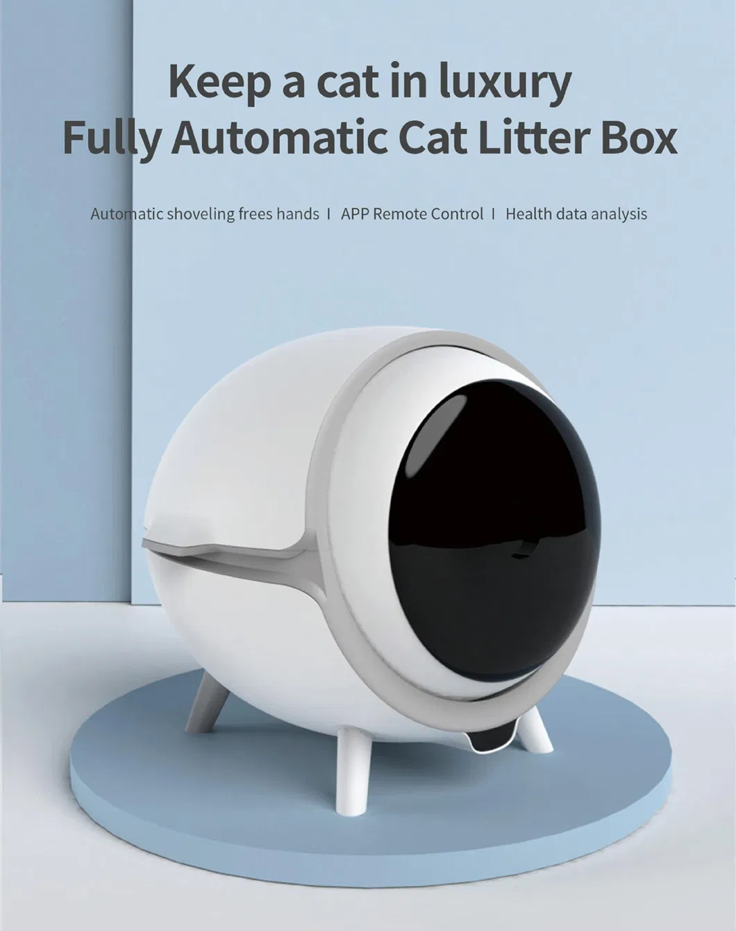 Wholesale Large Self Cleaning Electric Low Noise with APP Automatic Cat Litter Box