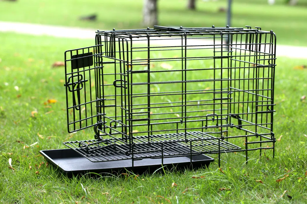A20001wire Pet Cages House for Dogs and Cats Foldable Iron Carriers Animal Cage Crate Boarding Kennels Collapsible Places