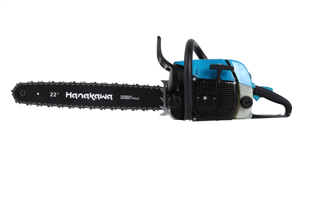 2hanakawa H972c (381) 2-Stroke 72cc Petrol Chain Saw Woodworking Pruning Chainsaw Garden Logging Saw Power Tool