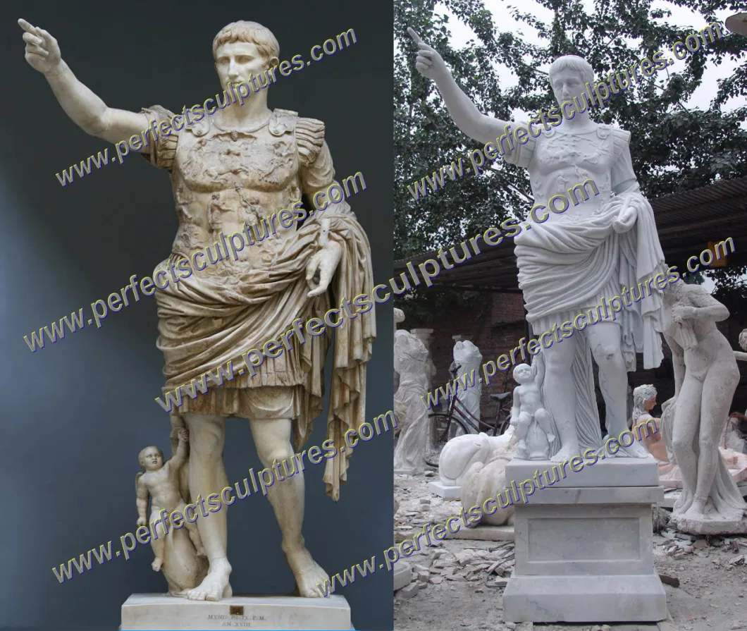 Hand Carving Outdoor Decoration Garden Abstract Marble Craft Stone Statue (SY-A005)