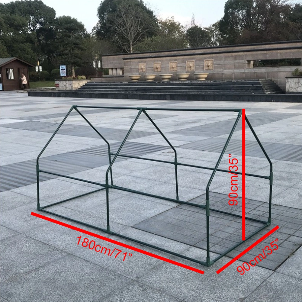 180X90X90cm Greenhouse with PVC Transparent Plant Cover and Frame for Indoor Outdoor Gardens Vegetable Plant Seeds Growing