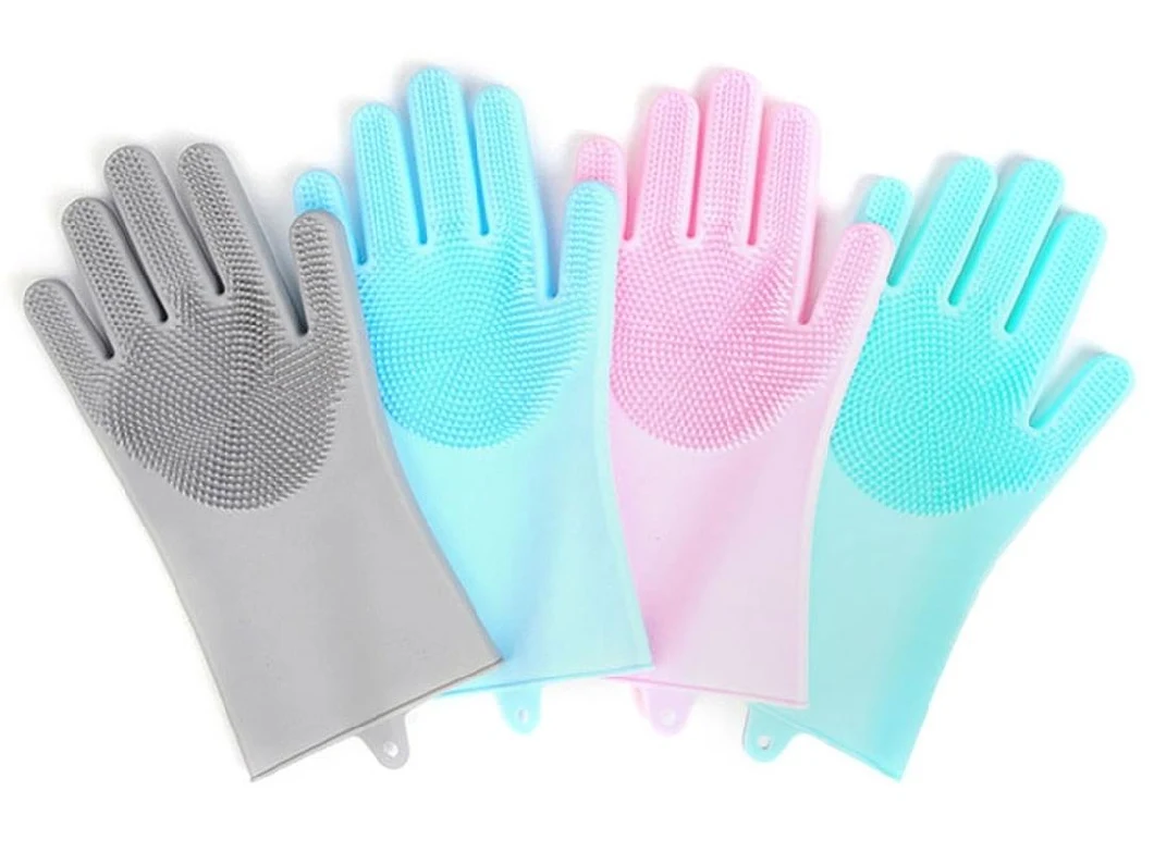 Pet Dog Cat Grooming Cleaning Magic Glove Silicone Pet Bath Grooming Glove