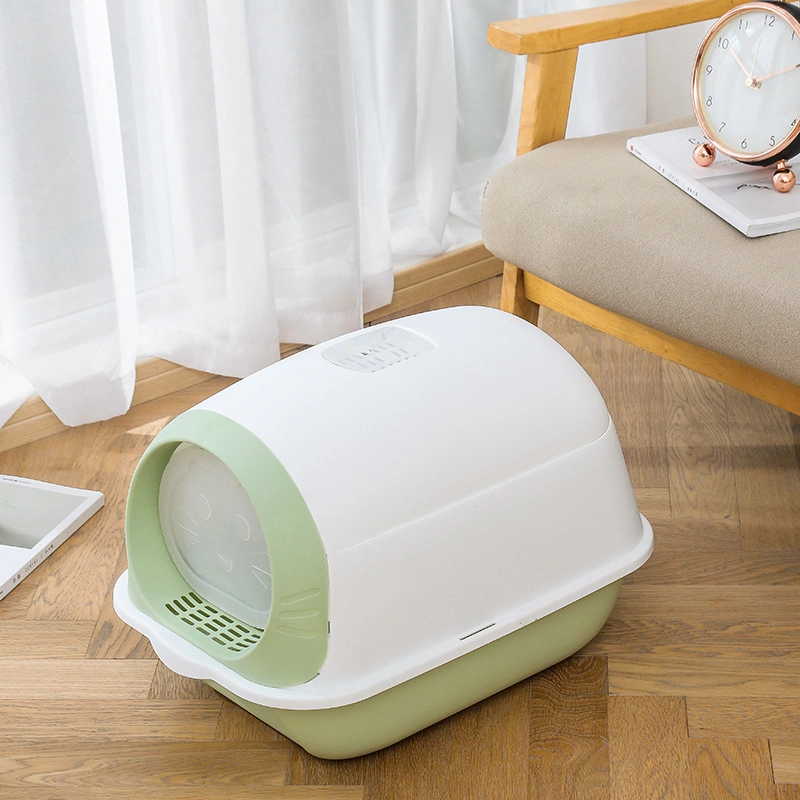 Oversized Modern Cat Litter Basin Top Entry Travel Portable Cat Litter Box