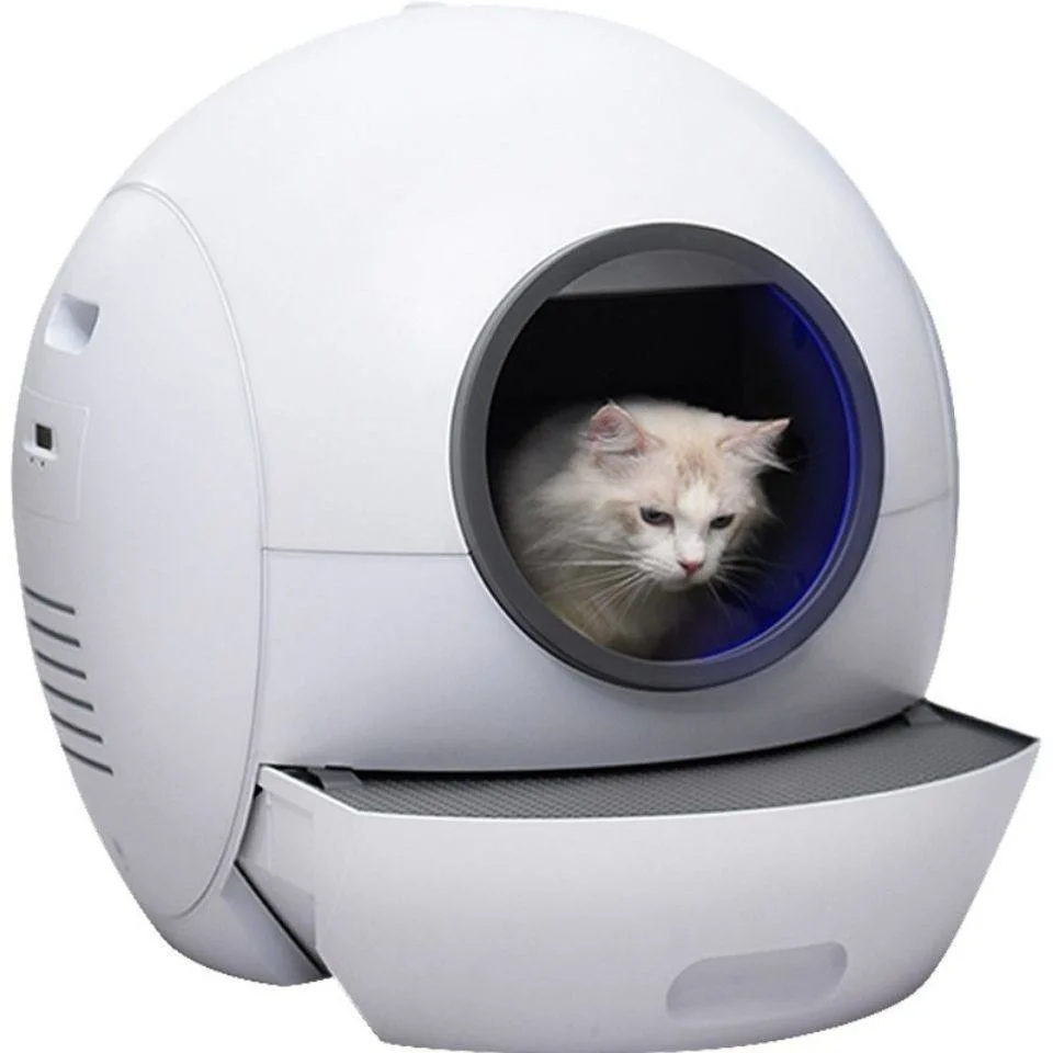 Extra Large Smart Cat Toilet APP Control Self-Cleaning Cat Toilet Automatic Cat Toilet for Multiple Cats