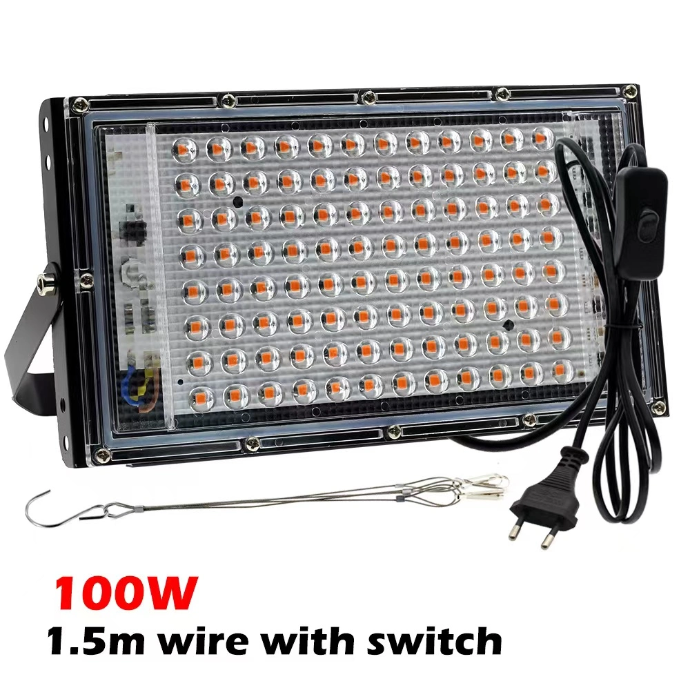 Greenhouse Indoor Plant 50W 100W 150W 200W Switch Full Spectrum LED Grow Light