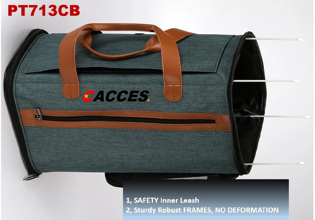 Pet Carrier Bag,Airline Approved Duffle Bag,Pet Travel Portable Bag Car Outdoor Home Pet Carrier for Dog,Cat&Animals W/ Shoulder Strap,Anti-Slip Foldable Cage