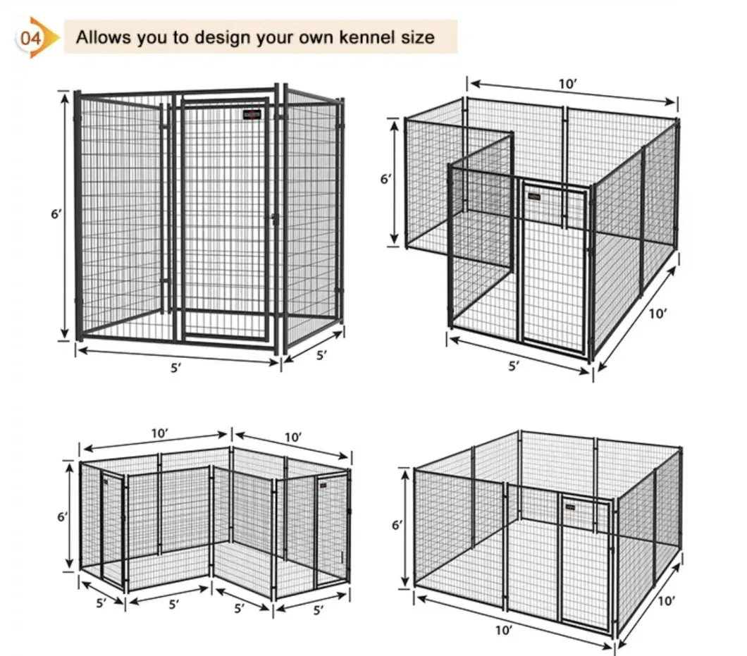 Rotomolded Plastic Outdoor Indoor Travel Heavy Duty Large Pet Crates Big Dog Kennel Cages for Sale