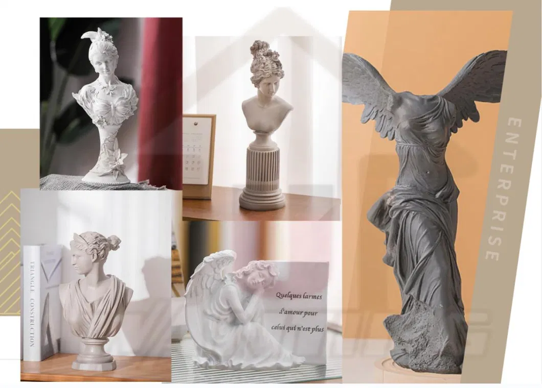 Angel Figurine Home Decor Christmas Gift Garden Sculpture Resin Statue Wedding Decoration