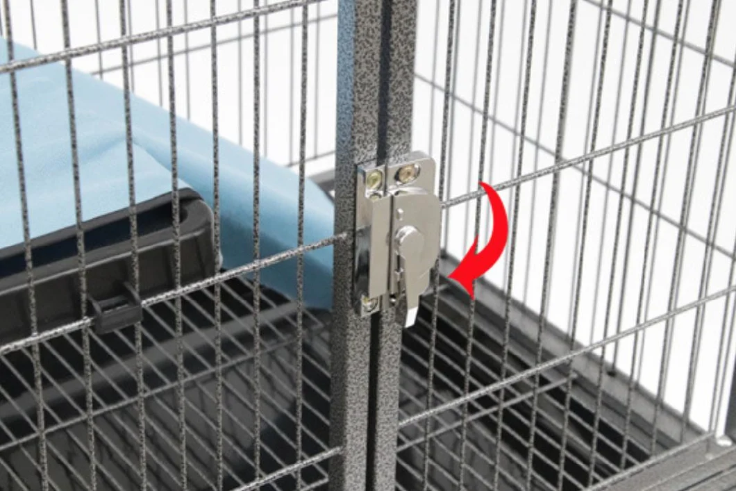 High Quality Top-Open Door with Stainless Steel Wire Small Pet Cage Outdoor Metal for Cat Rabbit Hamster Cage