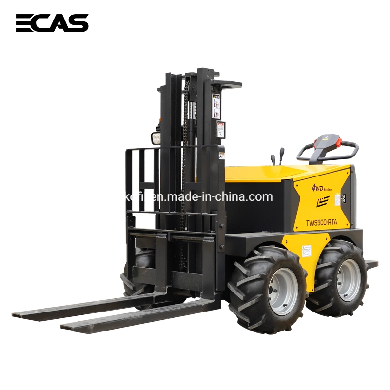 Heavy Load Endurable Quality Forklift 4 Wheel Frame Type for Warehouse/Cold Storage/Wharf/Site